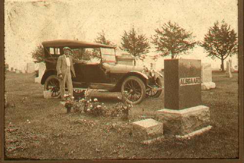 Man in Graveyard c. 1917, WHC Collections, 0083.008.0005.111